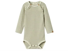 Lil Atelier green tint stribet body